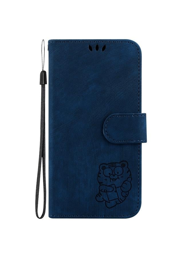 S-TOP Case For Infinix Hot 20 5G Little Tiger Embossed Leather Phone Case - Image 2