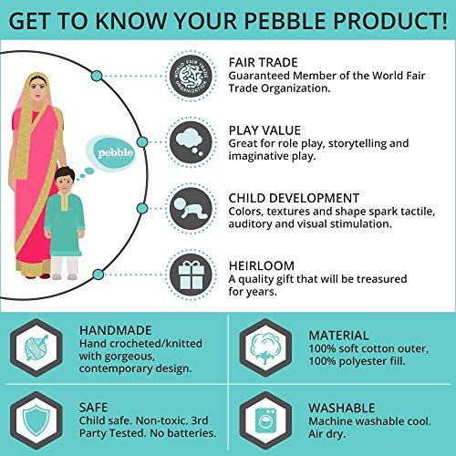 Pebble Pink Octopus Rattle, 1 EA - Image 2