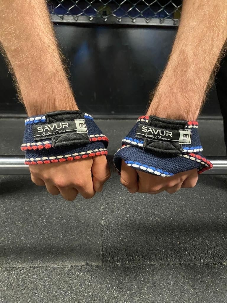 Professional Strap Weight Belt Navy Blue