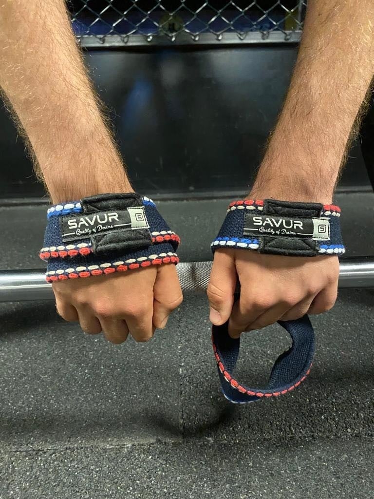 Professional Strap Weight Belt Navy Blue
