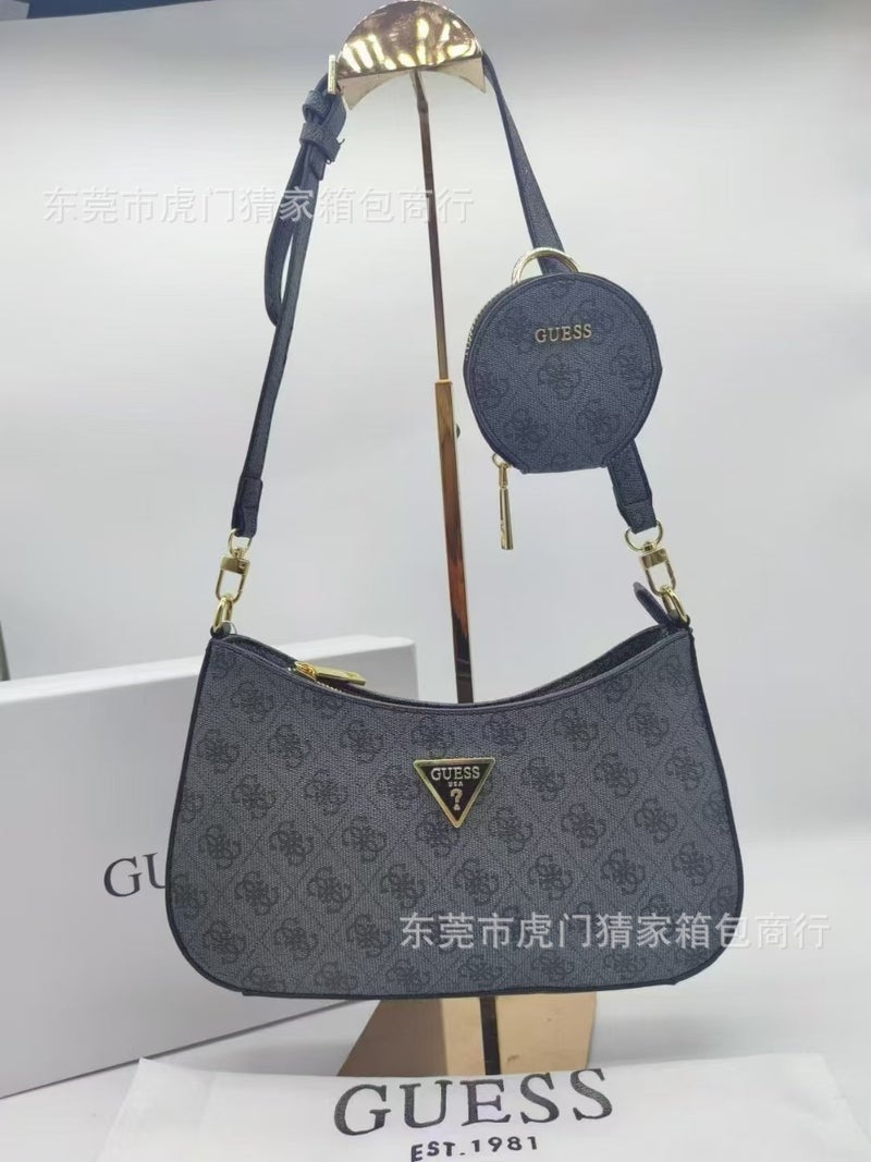 Gs New Simple Style Mother Bag Underarm Bag Solid Color Dumpling Bag Crescent Bag Flip Cover Shoulder Crossbody Women'S Bag - Image 5