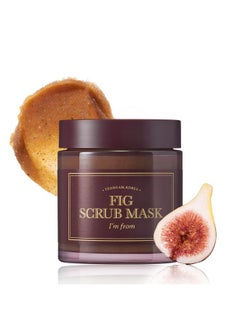 I'M FROM [I'M FROM] Fig Scrub Mask 120g, exfoliating, moisturizing mask, korean exfoliator, organic skin care  - Image 1