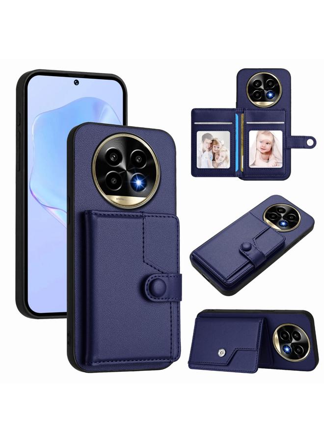 S-TOP Case For Realme 13 Pro / 13 Pro+ 5G Button Card Bag RFID Anti-theft Phone Case - Image 1