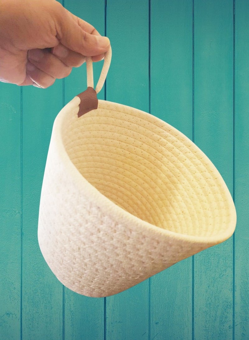 Hanging Basket Organizer made of Cotton Rope - Image 4