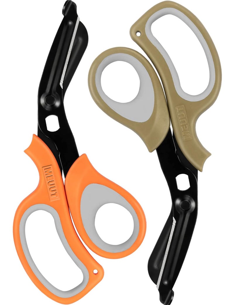 MEUUT Medical Scissors Trauma Shears-8 inches Bandage Scissor Heavy Duty, Surgical Grade Shears Stainless Steel EMT Scissors for Doctors Nurses EMT Workers - Image 1