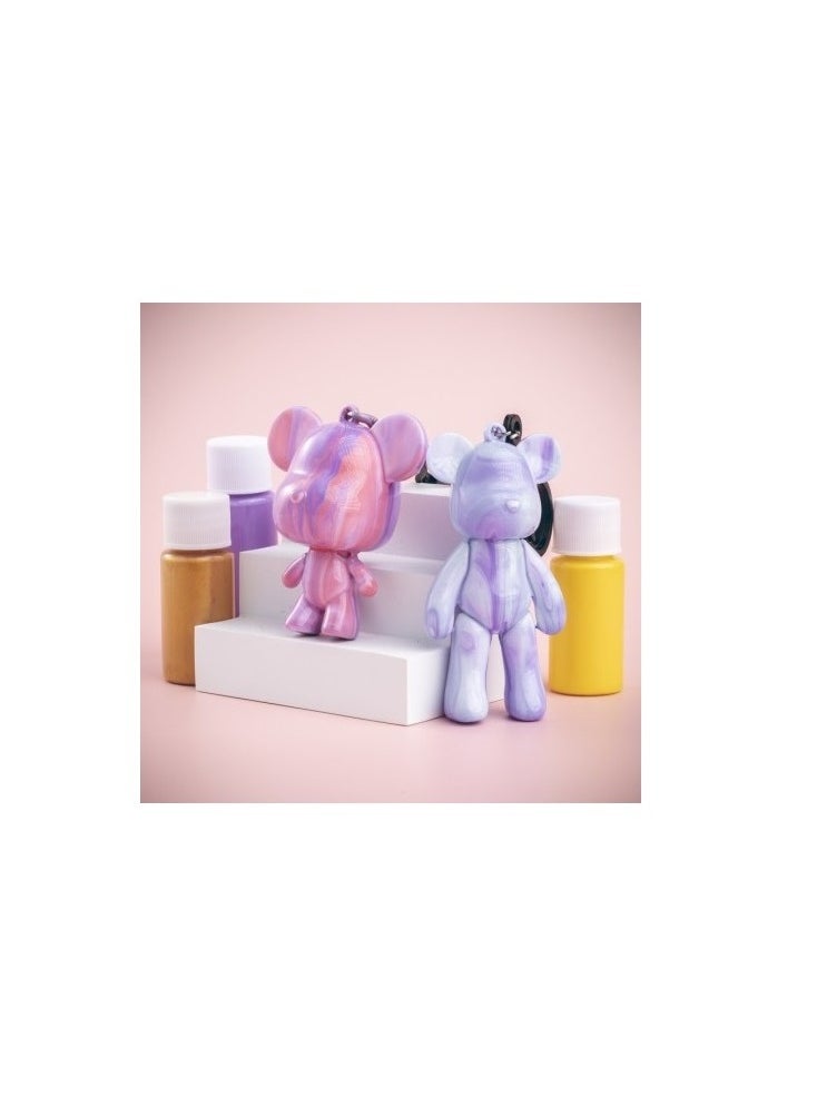 Cutie Cute - DIY Painting Fluid Bear Teddy Bear Painting Kit Set 23 cm - Image 1