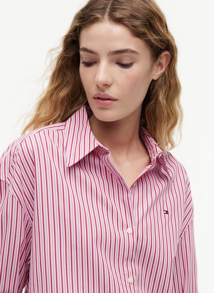 TOMMY HILFIGER Boxy Fit Poplin Shirt - Image 3