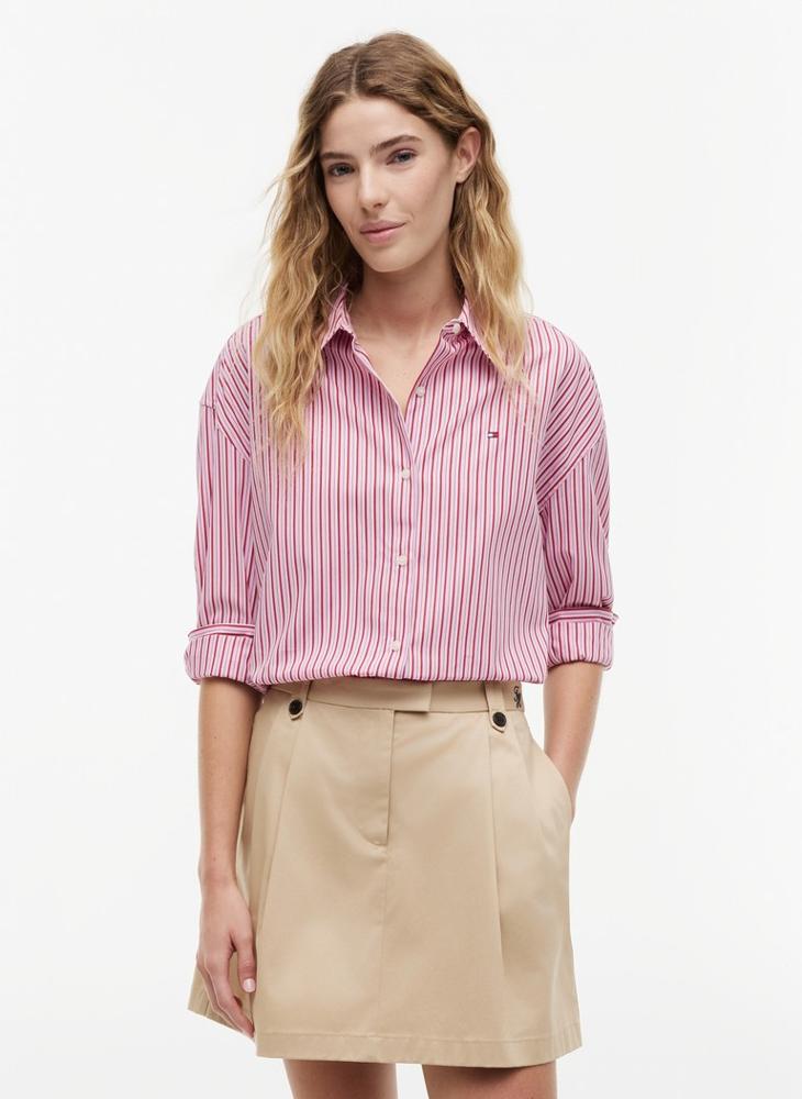 TOMMY HILFIGER Boxy Fit Poplin Shirt - Image 1