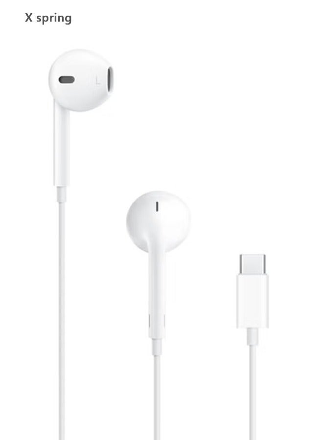 X spring Wired Earphones With USB-C,Wired Ear Buds with Built-in Remote to Control Music, Phone Calls, and Volume - Image 1