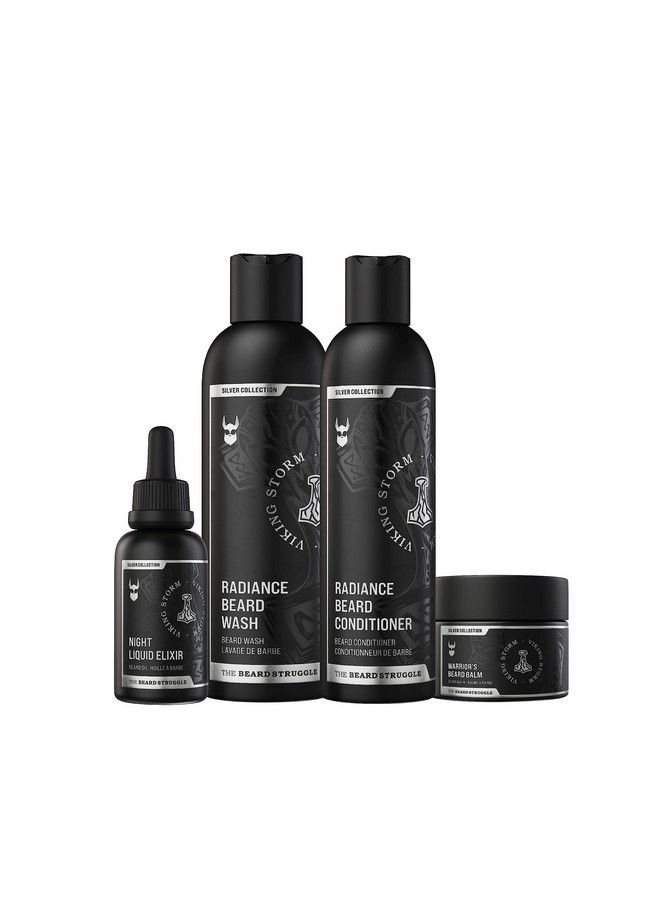 The Beard Struggle مجموعة العناية الأساسية للرجال - بلسم غسيل زيتي - بلسم - مجموعة سيلفر كوليكشن - فايكنج ستورم - Image 2