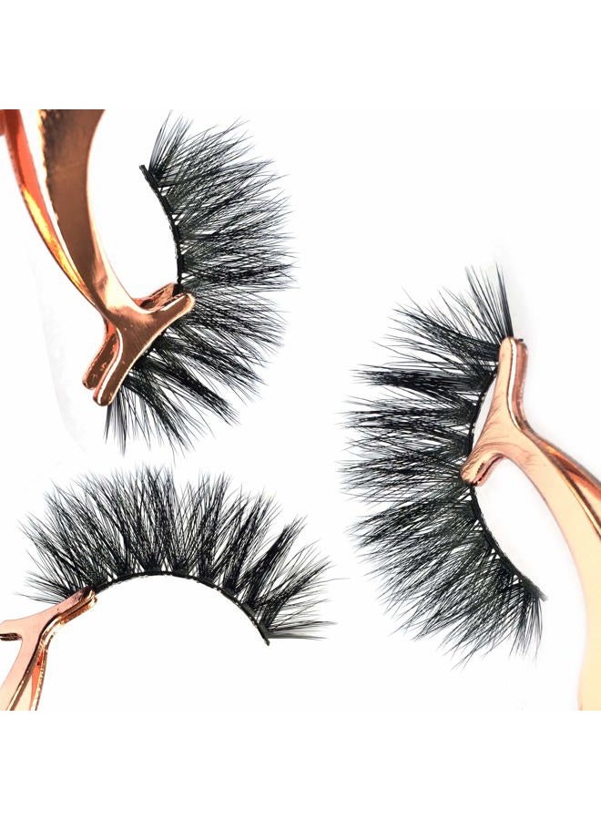 JIMIRE High Volume False Eyelashes Fluffy 3D Lashes Pack 5 Pairs - Image 3