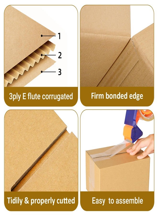 zmybcpack 40 pack 7x5x4 inch Cardboard Box Mailers, Kraft Corrugated mailer Small Shipping Boxes For Small Business, Mailing Packing and Storage - Image 4