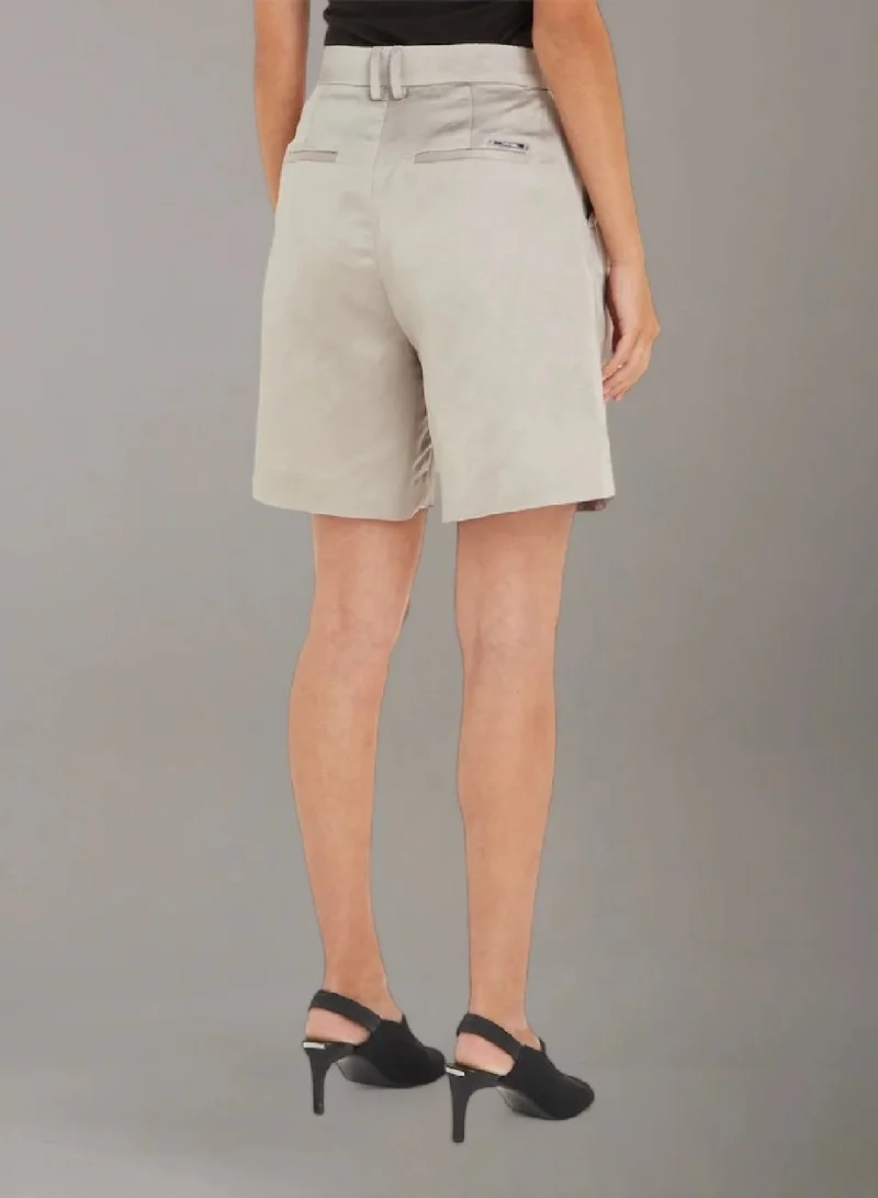 CALVIN KLEIN Relaxed Viscose Linen Shorts
