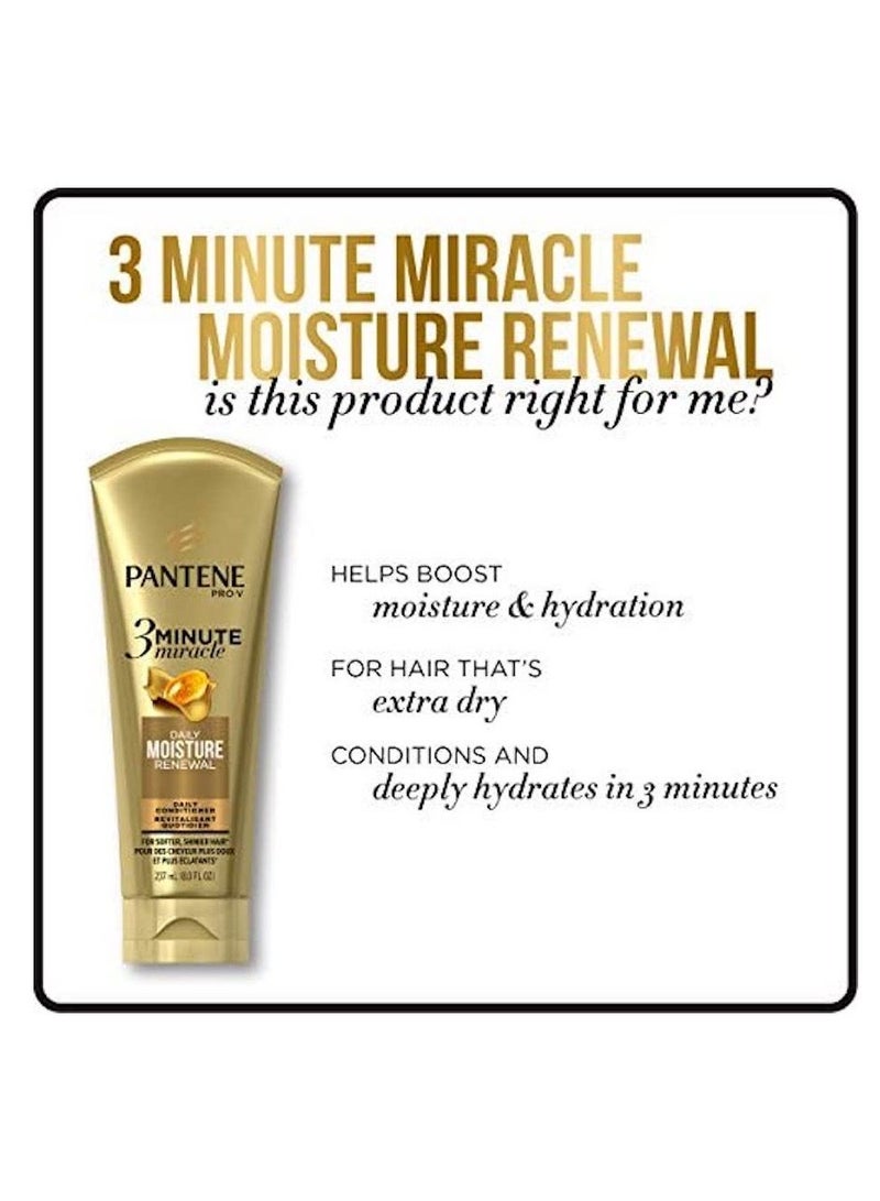 Pantene Pro-V 3 Minute Daily Moisture Renewal Conditioner 340ml - Image 2