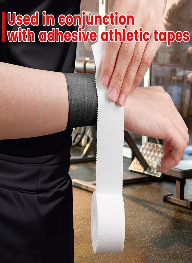 NUITPY 9 Pack Pre Wrap Tape, 2.76 Inch x 11 Yards Prewrap Athletic Tape for Hair Soccer, Pre Wrap Foam Tape, Soccer Pre Wrap Tape, Prewrap Headbands for Hair - Black - Image 5
