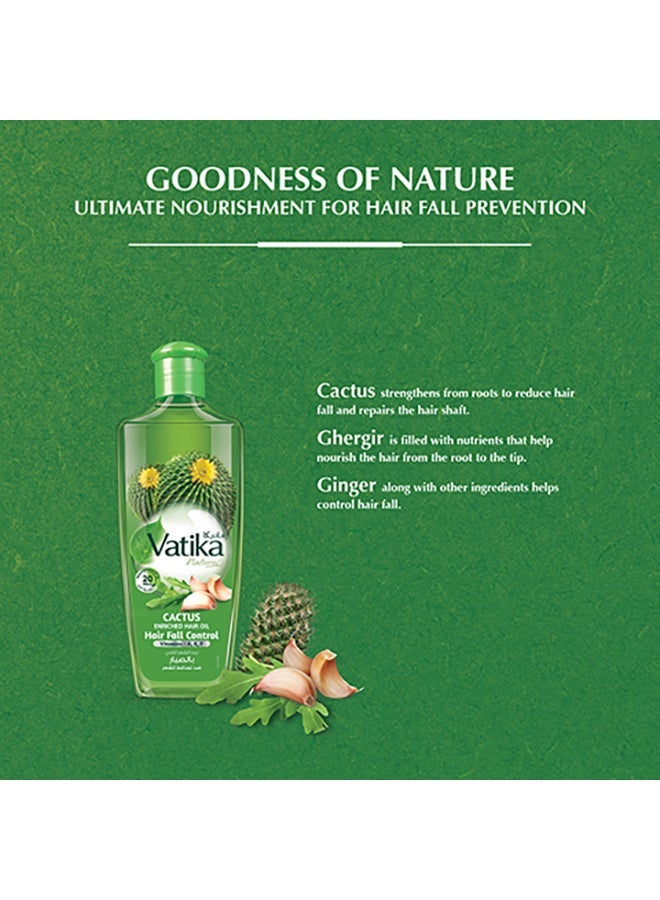 Dabur Cactus Enriched Hair Oil Antibreakage Green 300ml - Image 4