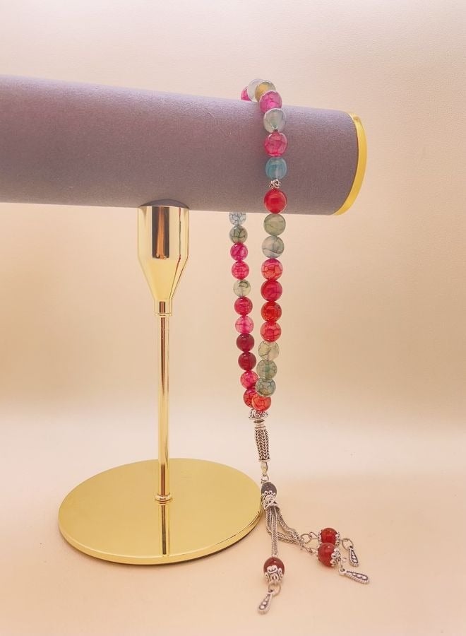 general 33 Natural Jade Prayer BeadsTasbih/10mm - Image 3