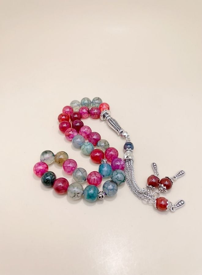 general 33 Natural Jade Prayer BeadsTasbih/10mm - Image 1