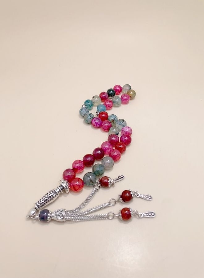 general 33 Natural Jade Prayer BeadsTasbih/10mm - Image 4