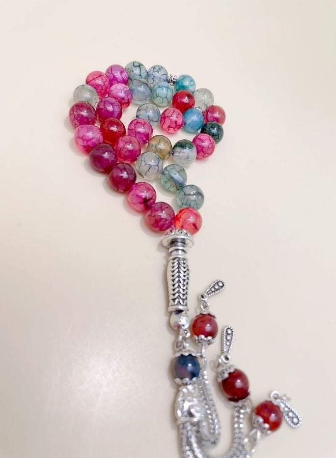 general 33 Natural Jade Prayer BeadsTasbih/10mm - Image 5