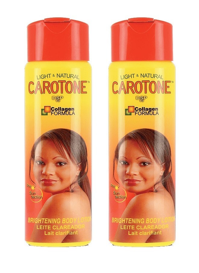Carotone Two Pieces Of Brightening Body Lotion 215x2 ml  - Image 2
