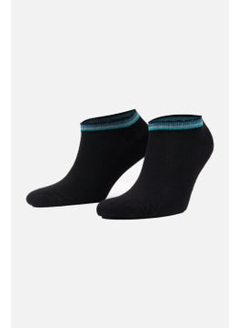 Mısırlı Egyptian Women's Cotton Single Koncu Silvery Black Summer Booties Socks M 72202 S  - Image 1