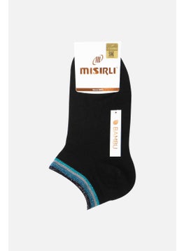 Mısırlı Egyptian Women's Cotton Single Koncu Silvery Black Summer Booties Socks M 72202 S  - Image 4