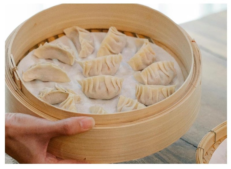 WUD Unbleached Muslin Idli Cloth 6 Round Pieces for Steaming Idlis Without Hole,Double Stitched Edges, Reusable Size- 30cm Diameter,Suitable for 3/4/5/6/7 Pit Idli Plates - Image 5