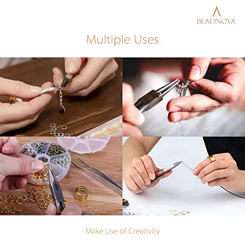 BEADNOVA 10mm Jump Rings Silver Jewelry Jump Rings for Jewelry Making Acessories Findings for Keychains (900Pcs) - Image 4