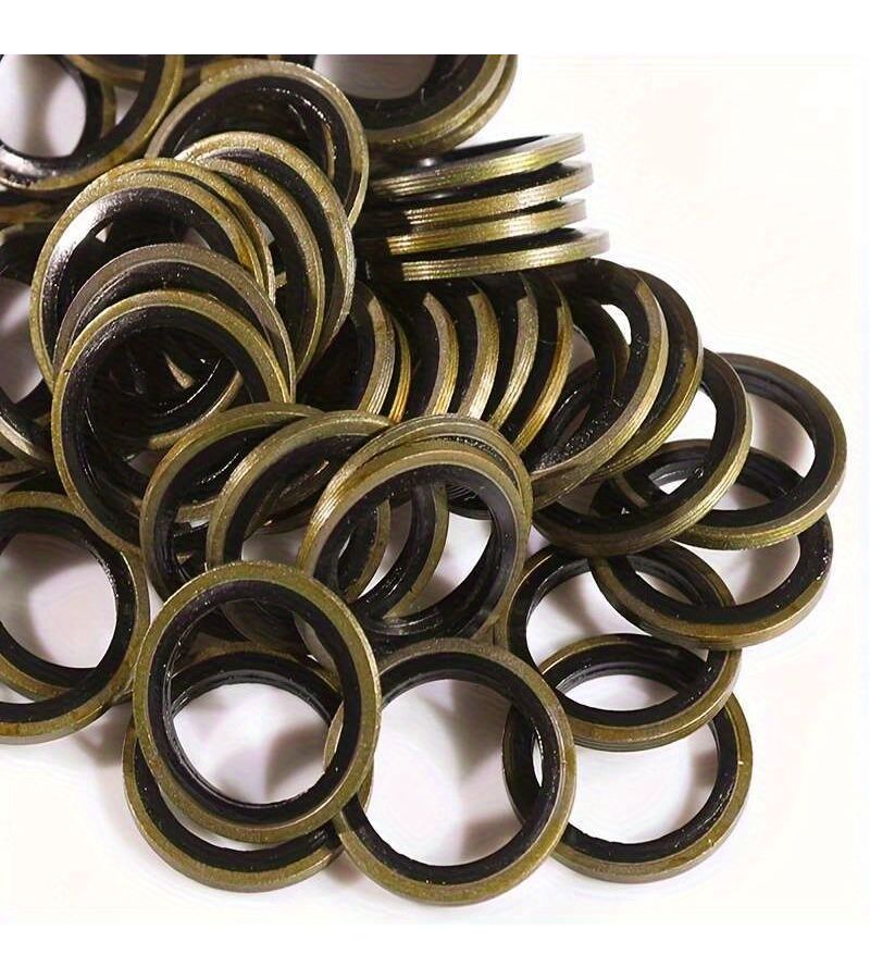 120pcs Oil Drain Plug Washer Seal Kit M6 M8 M10 M12 M14 M16 M18 M20 M22 M24 M27 M30 - Image 3