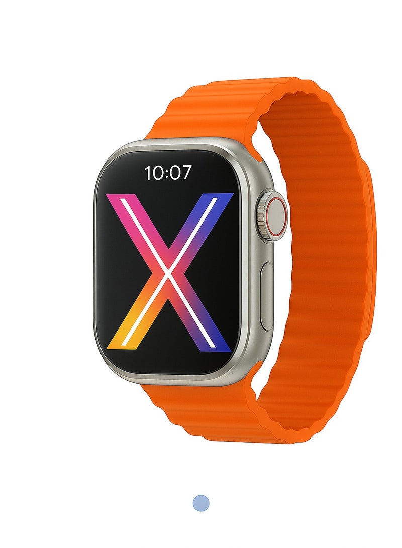 Smart Watch for Girls Boys Kids Teens Men Women with Pressure Monitor Fitness Tracker Call and Message Notification - Rectangular Dial - Image 1