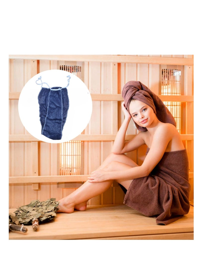 globalstar Globalstar 50 Pcs Portable Blue Disposable Thongs - Ideal for Women’s Spa and Travel Comfort  - Image 3