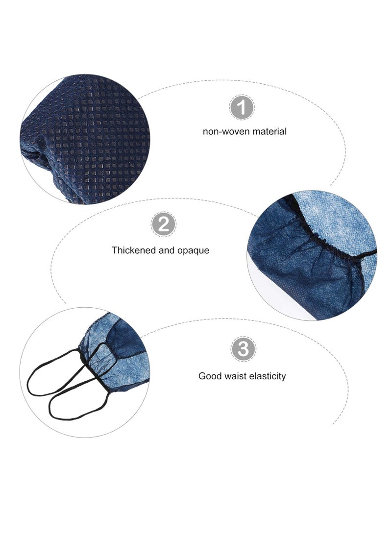 globalstar Globalstar 50 Pcs Portable Blue Disposable Thongs - Ideal for Women’s Spa and Travel Comfort  - Image 4