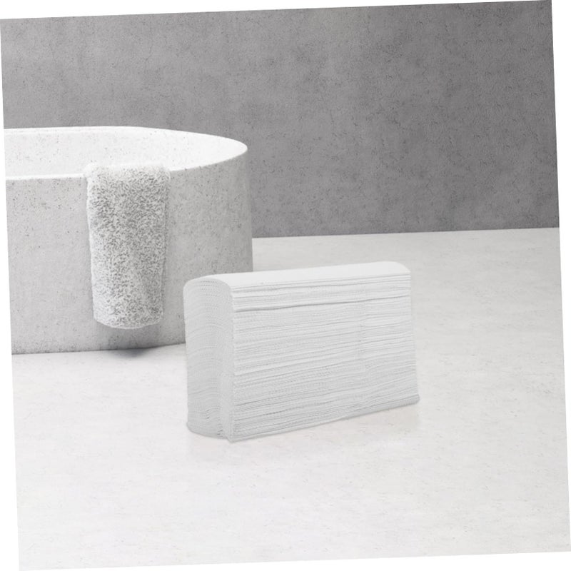 Soft White Disposable Paper Hand Towels 140 Counts For Bathroom Kitchen Parties - Image 5