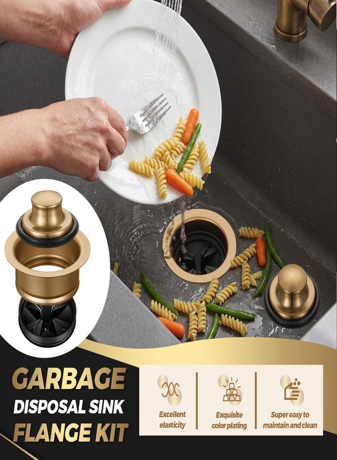 Norme مجموعة ملحقات استبدال مصفاة حوض المطبخ من نورم، 5 قطع، 3-1/2 بوصة، واقي رذاذ مطحنة النفايات، سدادة شفة مطحنة النفايات، مصنوعة من الفولاذ المقاوم للصدأ (بني) - Image 5