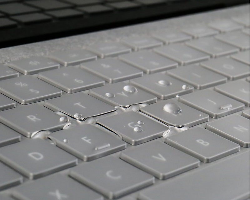 ProElife غطاء لوحة مفاتيح ProElife لجهاز Microsoft Surface Laptop Go 12.4" لعام 2021 2020 و Surface Laptop Go 2 لعام 2022 بحجم 12.4 بوصة مع زر الطاقة ببصمة الإصبع واقي لوحة مفاتيح TPU فائق النحافة (شفاف) - Image 5