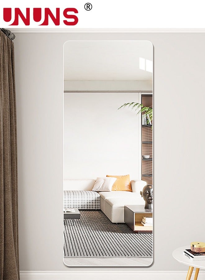 UNUNS Full Length Wall Mirror,Non-Breakable 3D Acrylic 40x100CM Wall Sticker Tiles,Full Body Mirror Tiles For Bedroom,Home Gym,Home Wall Decor - Image 2