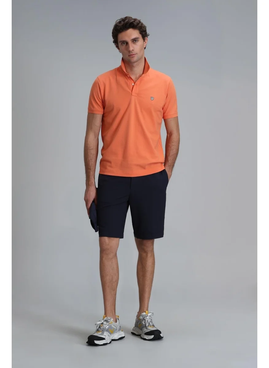 Lufian Orange Men's Polo Collar T-Shirt 111040206 Laon Polo