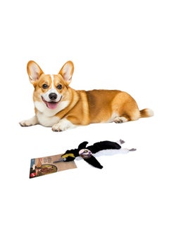 SPOT Skinneeez Plus Penguin - Stuffing Free Dog Toy with Two Piece Rubber Body and Two Squeakers, Fun to Bite, Stuffingless Design is Great for Moderate Chewers, Tug Toy for Puppies & Dogs - 15in