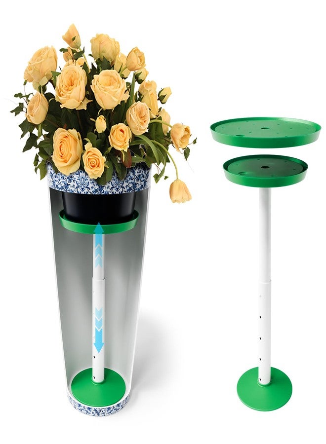 Somcthao Adjustable Height Planter Inserts for Large Pots, Tall Tapered Plant Riser for Inside Pots, (11-17” Rise, 6" Base, 8" or 10" Top) (1-Pack Short Lift 11-17” Rise) - Image 1
