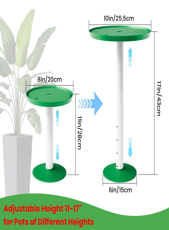 Somcthao Adjustable Height Planter Inserts for Large Pots, Tall Tapered Plant Riser for Inside Pots, (11-17” Rise, 6" Base, 8" or 10" Top) (1-Pack Short Lift 11-17” Rise) - Image 2