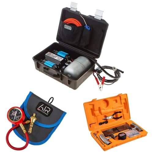 ARB CKMTP12 ARB505 10000011 Portable Twin Motor 12 Volt Air Compressor with E-Z Deflator and Speed Seal Tire Kit - Image 1
