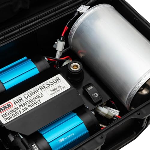 ARB CKMTP12 ARB505 10000011 Portable Twin Motor 12 Volt Air Compressor with E-Z Deflator and Speed Seal Tire Kit - Image 5