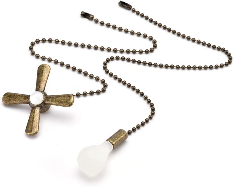 4 Piece Ceiling Fan Pull Chain Switch Replacement Kit With Zipper Extender - Image 5