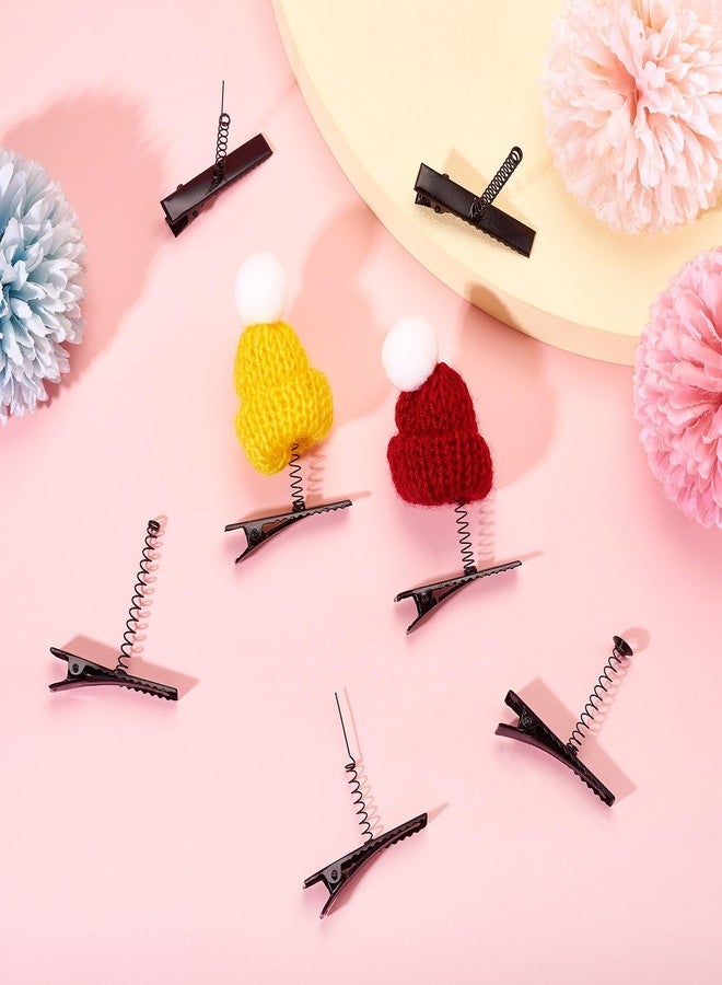 BB Beadthoven Beadthoven 30pcs Spring Alligator Hair Clips, Sprout Hair Clips Christmas Hair Accessories Black Flat Alligator Duck Bill Hair Barrettes Styling Hairpins for School Home Party Props - Image 5