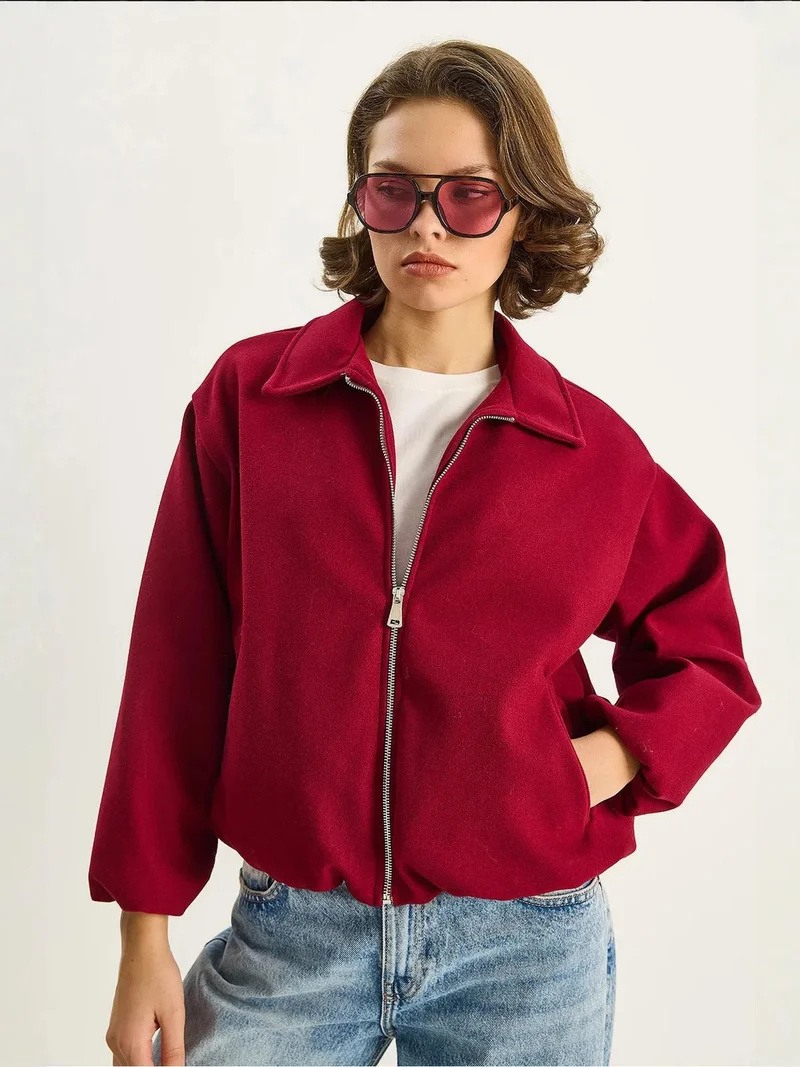 Bianco Lucci LUCCI Cropped Jacket