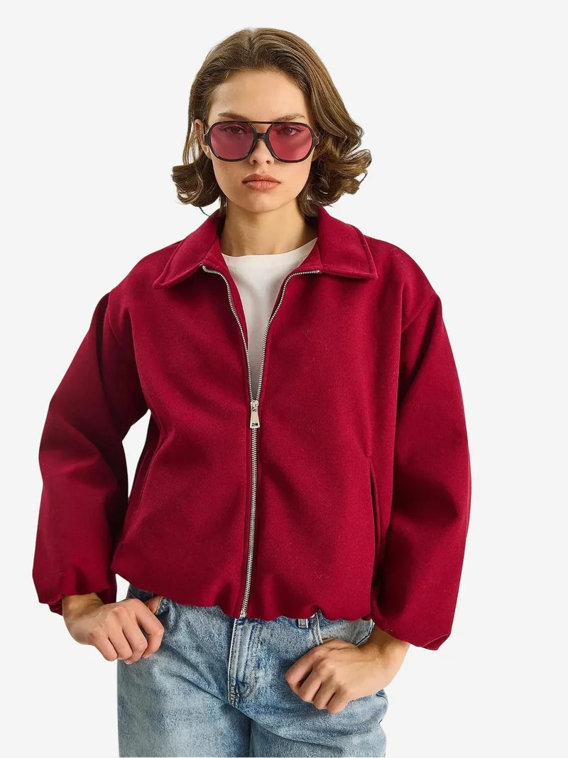 Bianco Lucci LUCCI Cropped Jacket