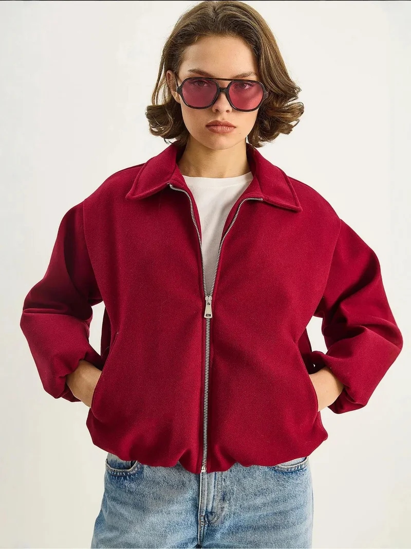 Bianco Lucci LUCCI Cropped Jacket