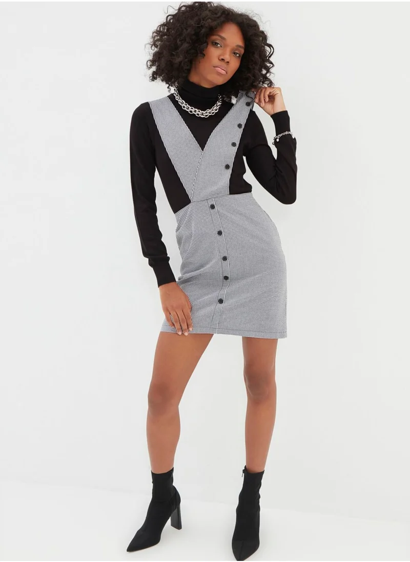 trendyol Cut Out Knitted Dress