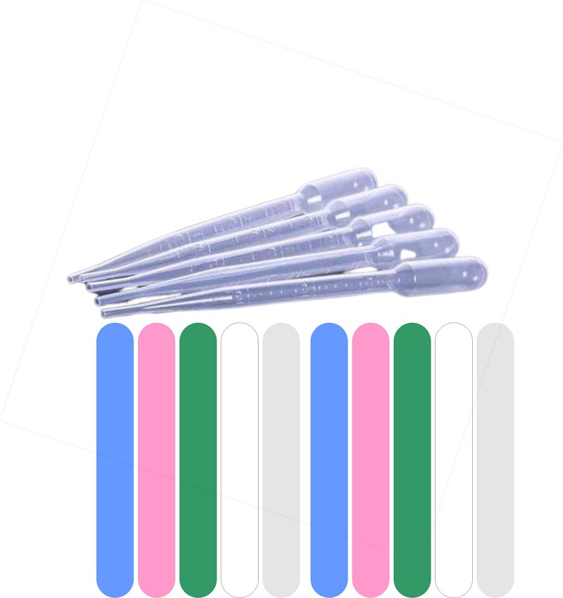 IMPRINT Resin Mixing Strips/Sticks 10 Nos and Dropper 5 Nos with Measuring Marks - Image 1